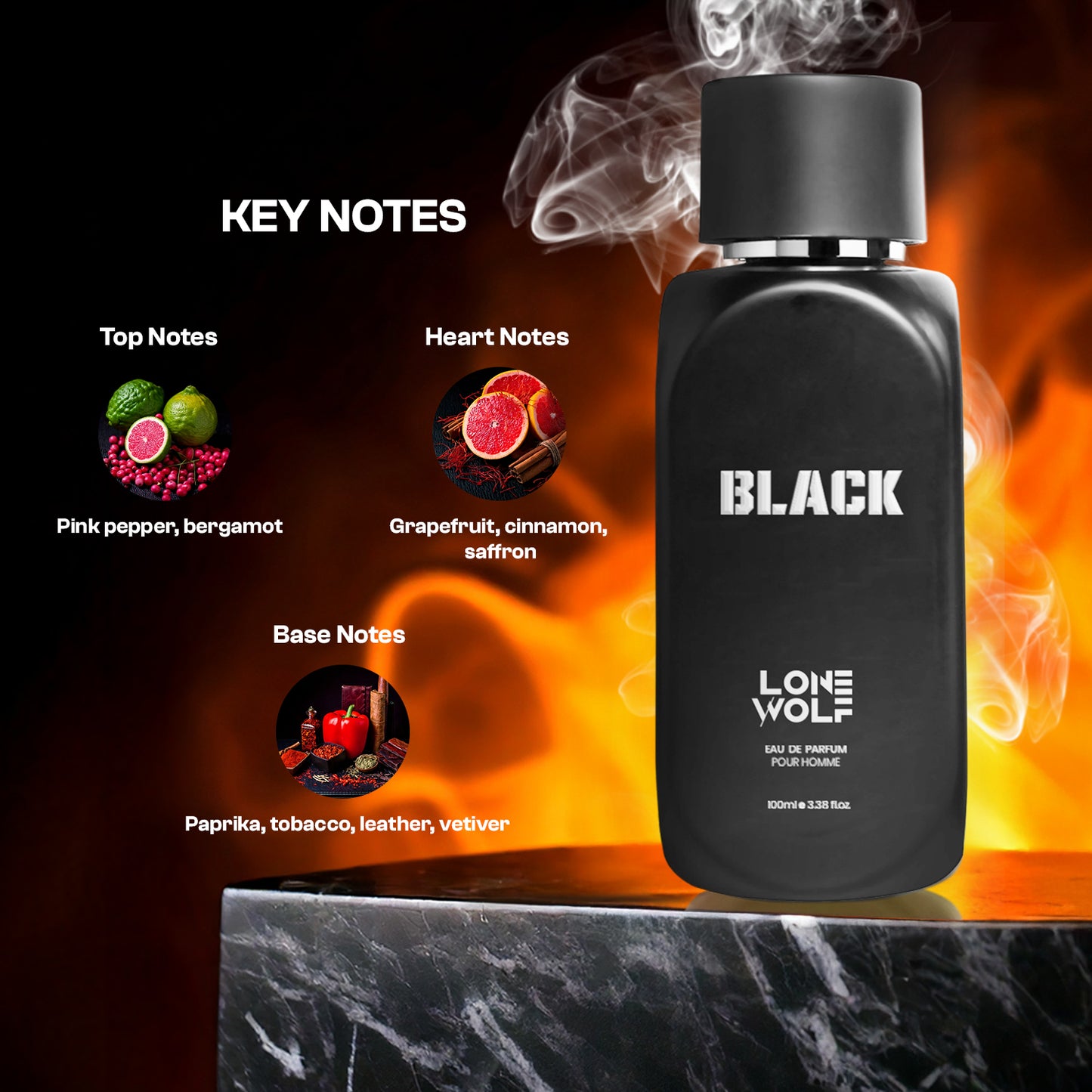 Black Eau De Parfum Pour Homme 100ml
