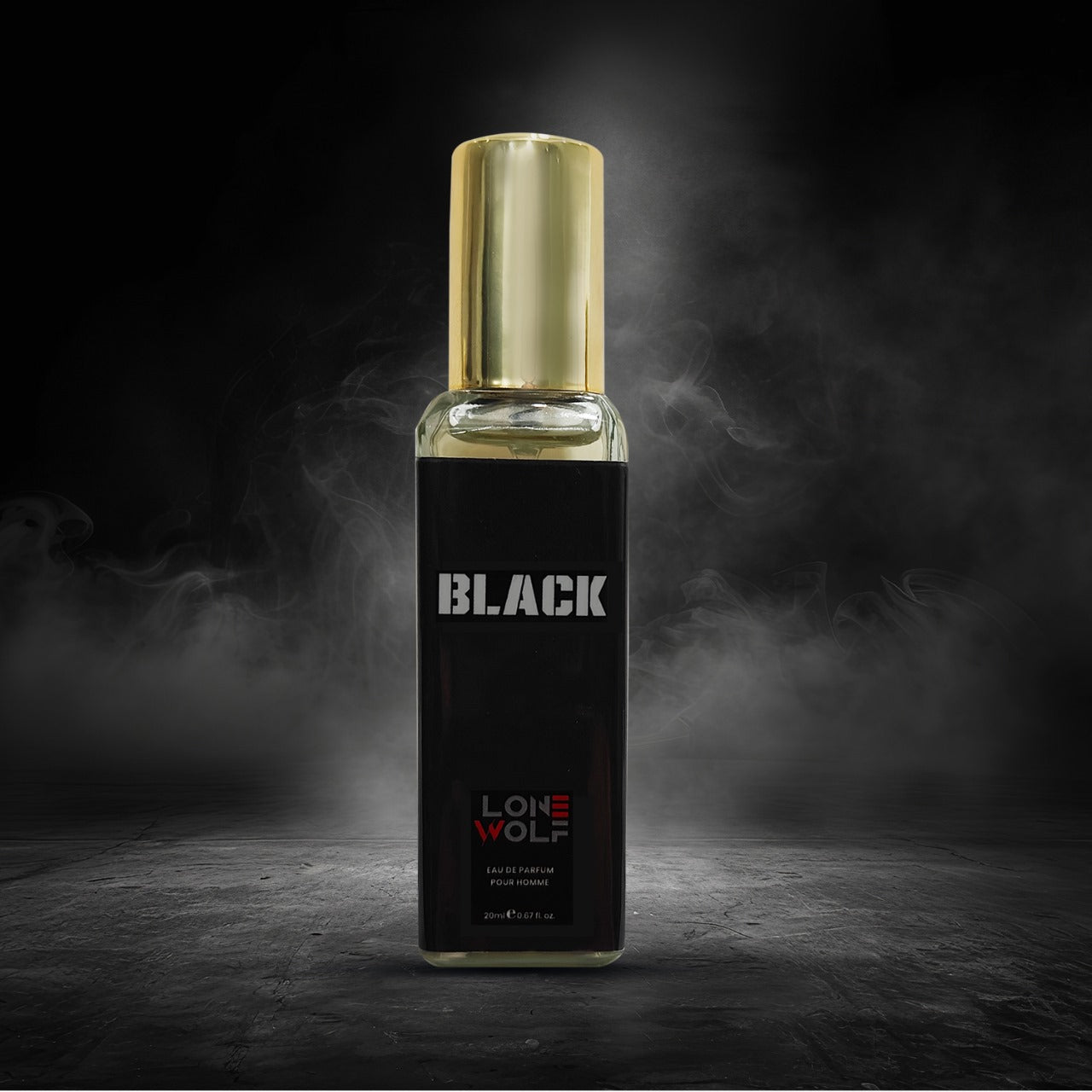 Lone Wolf - Pack of 4 Eau De Parfum 20ml each. Whitefang | Rebellion | Black | Lucifer (total 80ml)