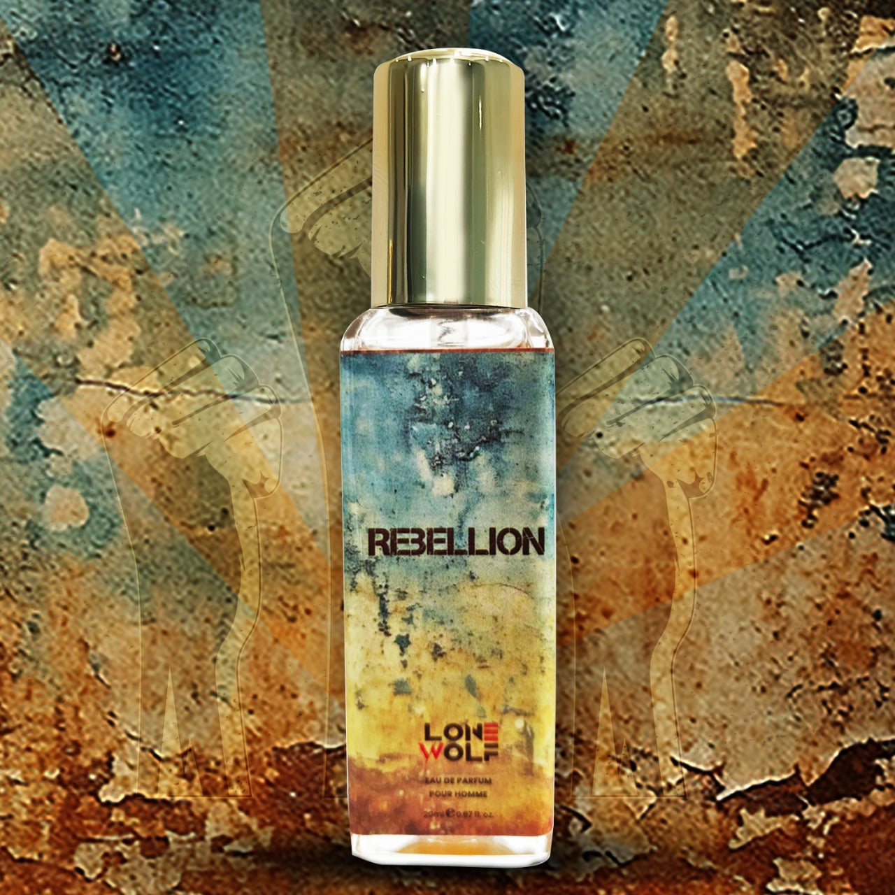 Lone Wolf - Pack of 4 Eau De Parfum 20ml each. Whitefang | Rebellion | Black | Lucifer (total 80ml)