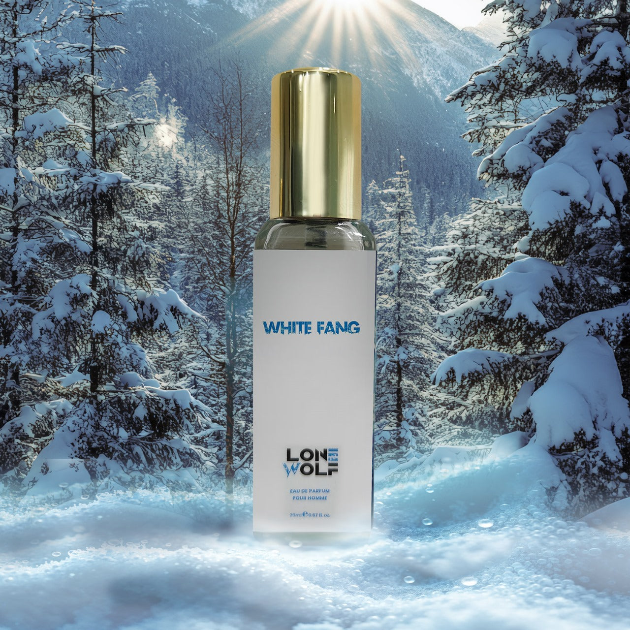 Lone Wolf - Pack of 4 Eau De Parfum 20ml each. Whitefang | Rebellion | Black | Lucifer (total 80ml)