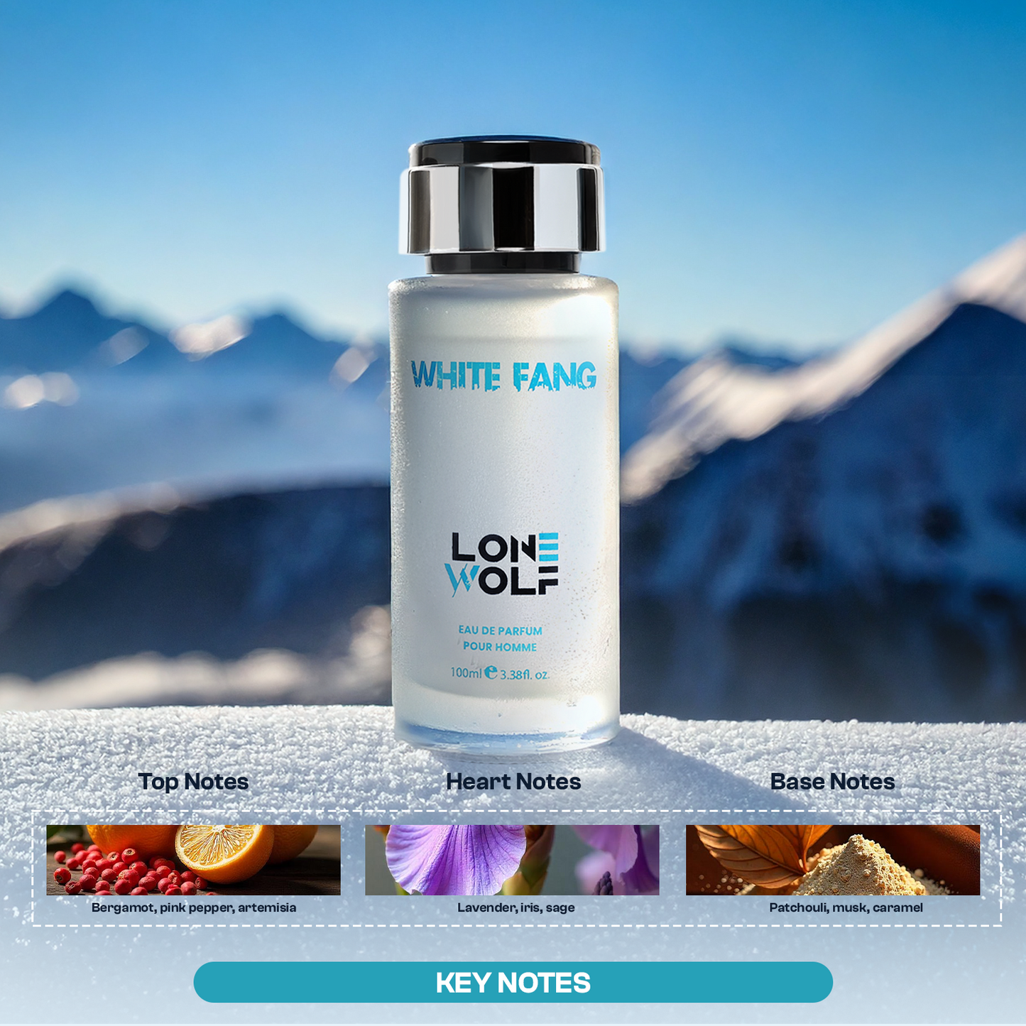 White Fang Eau De Parfum Pour Homme 100ml