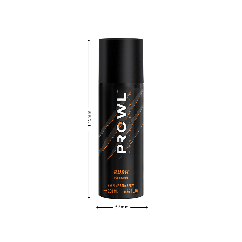 Prowl by Tiger Shroff, Perfume body spray - Rush - 200ml
