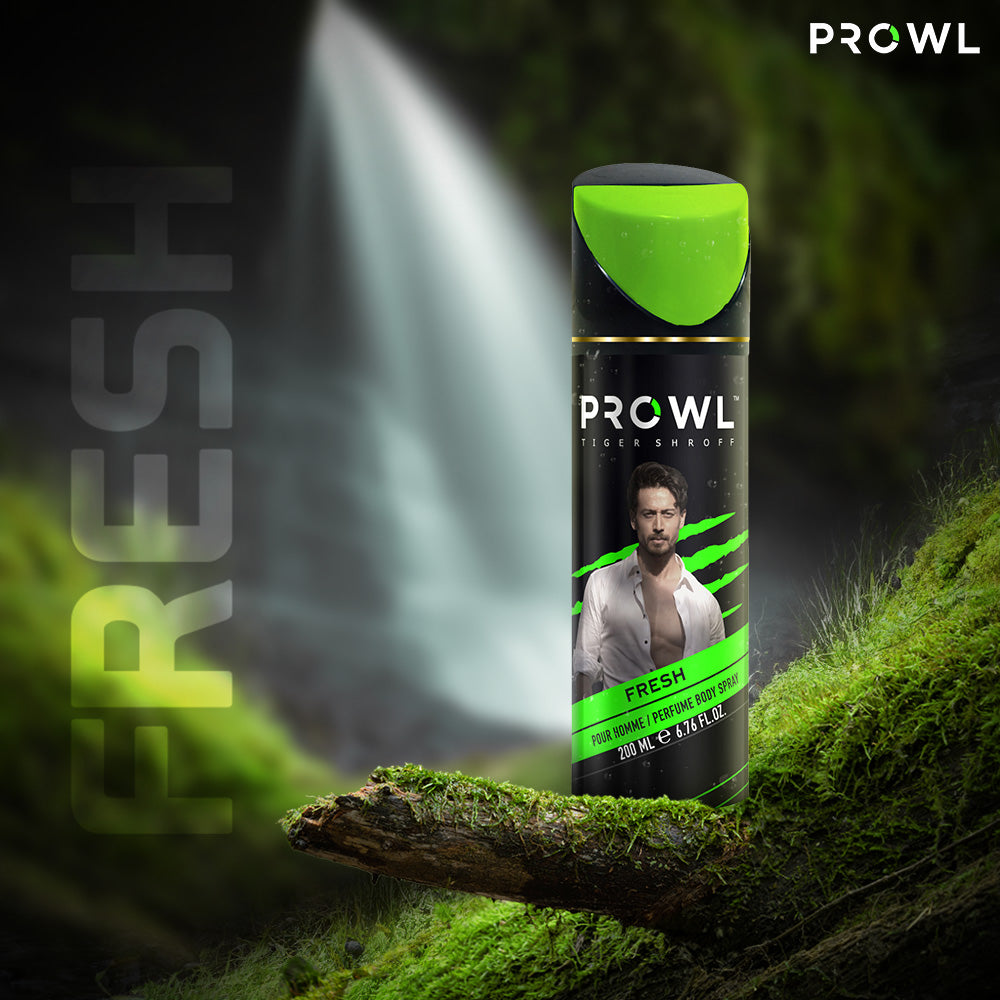 Prowl by Tiger Shroff, Perfume body spray - Fresh- 200ml