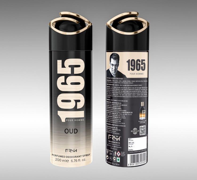 FRSH 1965 DEODORANTS 200ML Pack of 4