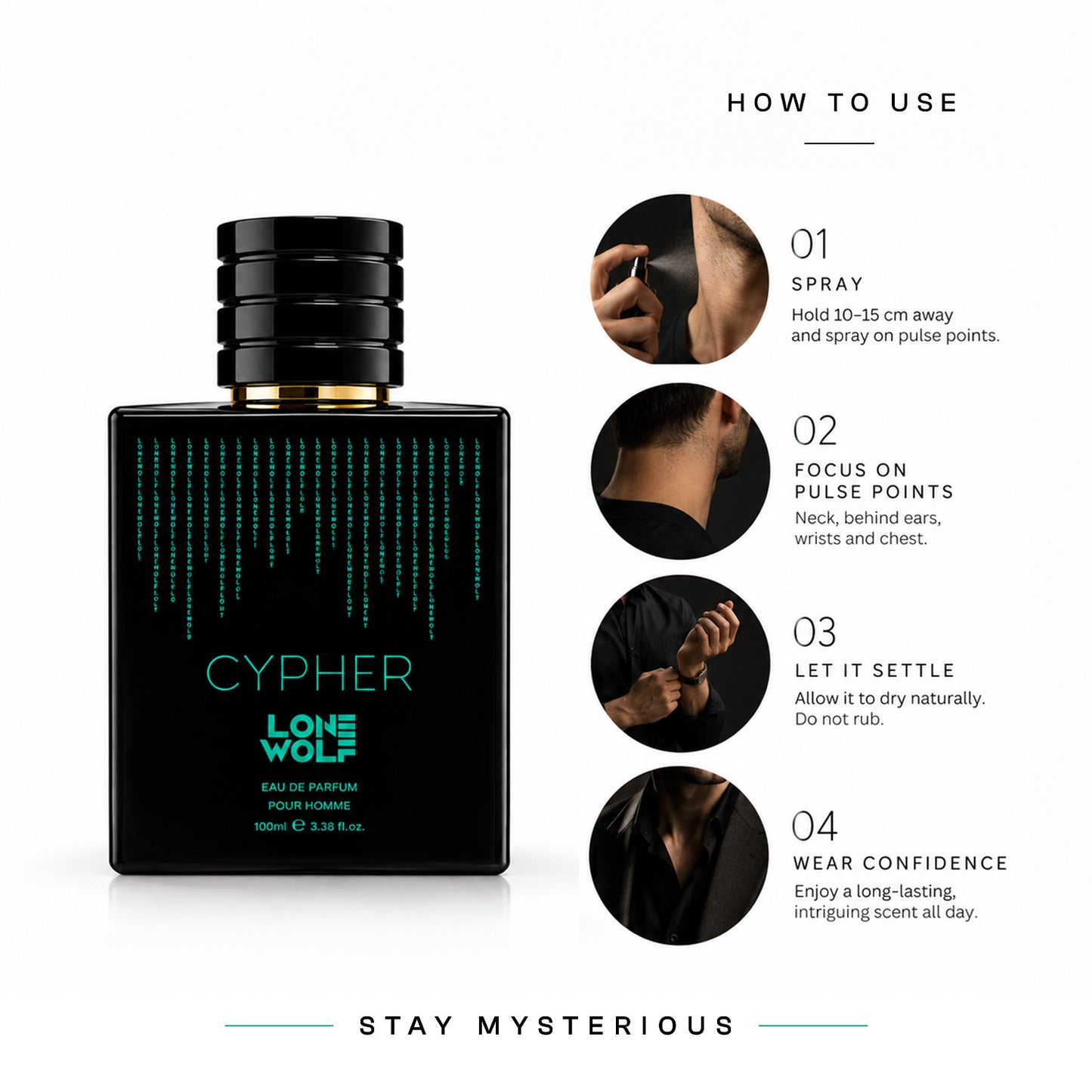 CYPHER Eau De Parfum Pour Homme 100ml