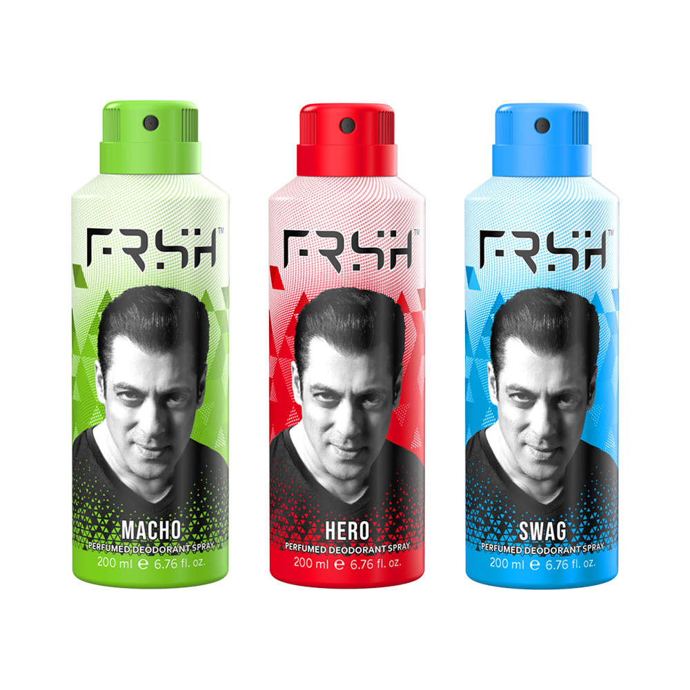 Frsh Deodorants Body Spray 200ml - Pack of 3