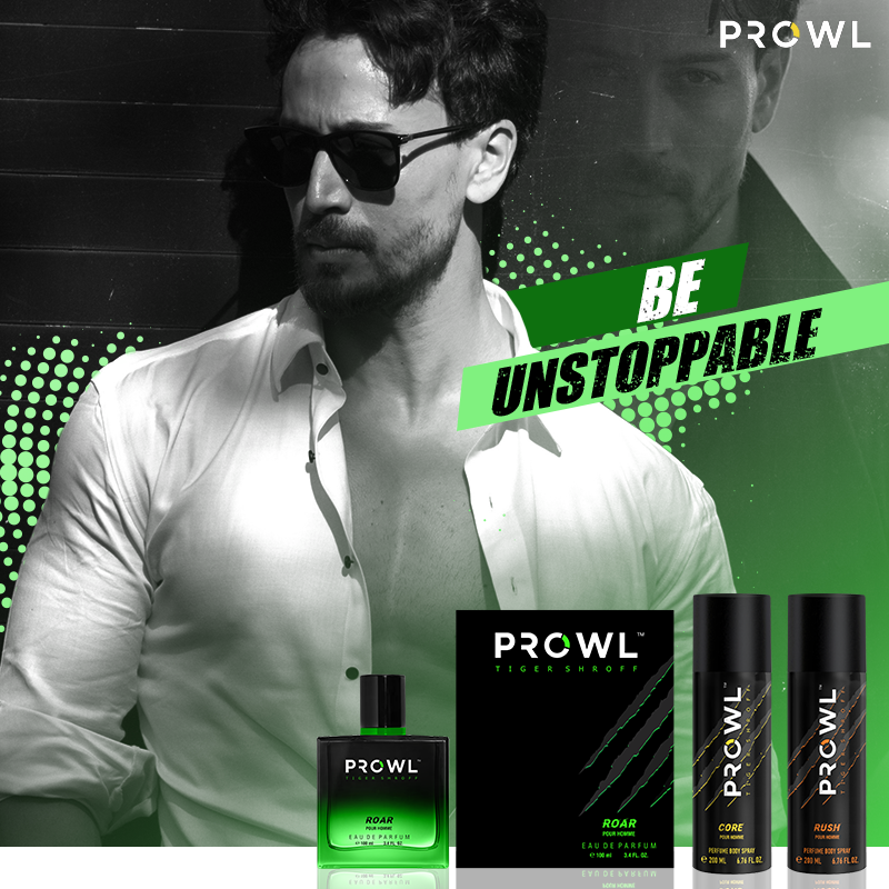 Prowl by Tiger Shroff Rush and Core Pack of 2