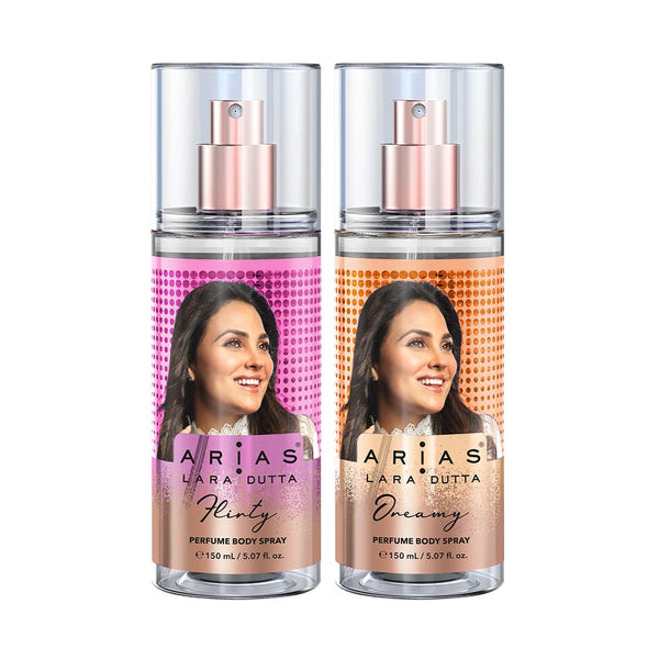 Arias Perfume Body Spray- Flirty & Dreamy (Pack of 2)