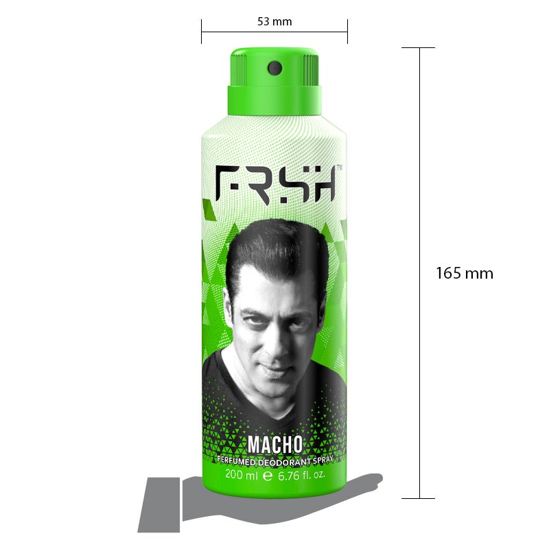 Frsh Deodorant Body Spray - MACHO, 200 ml
