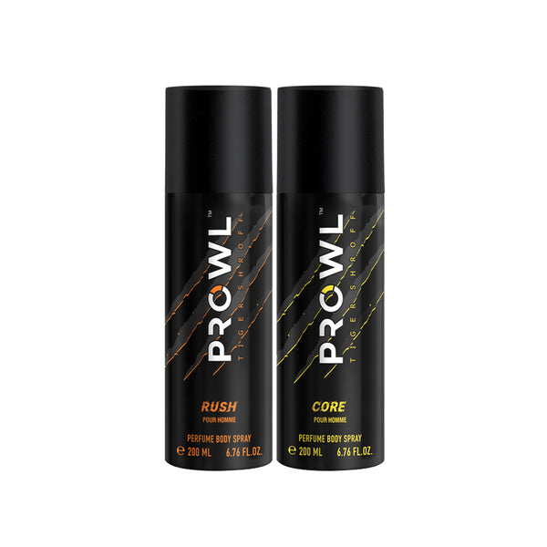 Prowl by Tiger Shroff Rush and Core Pack of 2